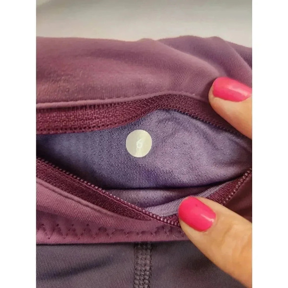 Lululemon Run Full Tilt Crop Leggings Black Size 6 - Picture 4 of 9